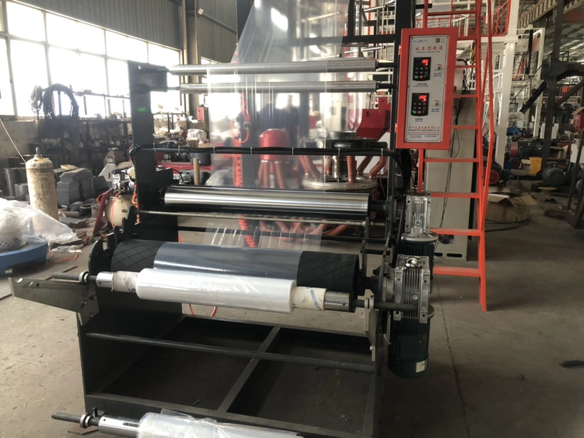 High Speed Single Screw HDPE / LDPE/PLA/Pbat Film Blowing Machine