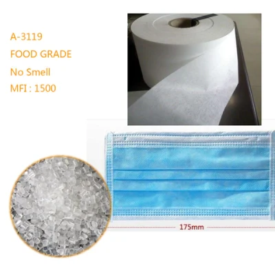 Research Plastic Chemicals Raw Materials Mfr 1500 Melt Blown Material PP Granule